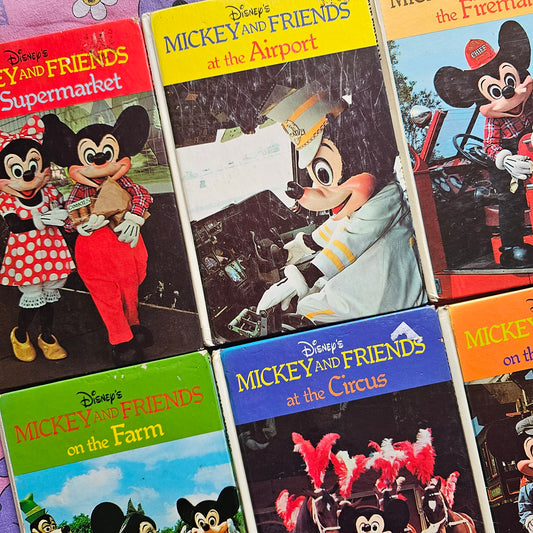 Mickey and Friends book set (1980s)