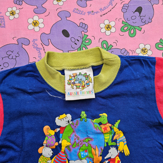 Vintage Aussie Themes Tshirt - Size 0
