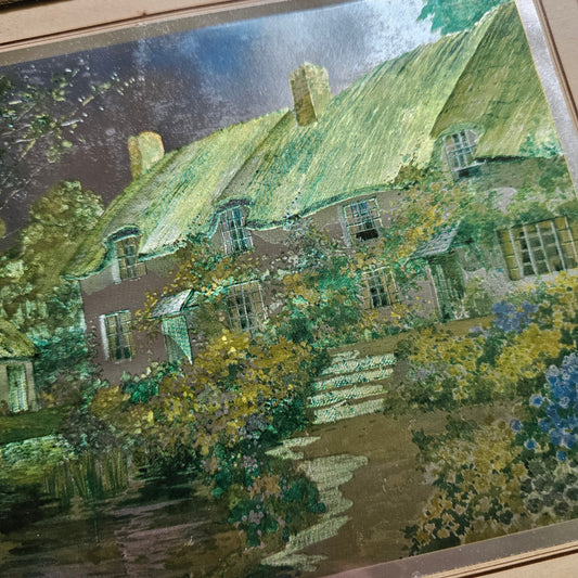 Cottage Dufex Print - F.J. Warren LTD (1980s)