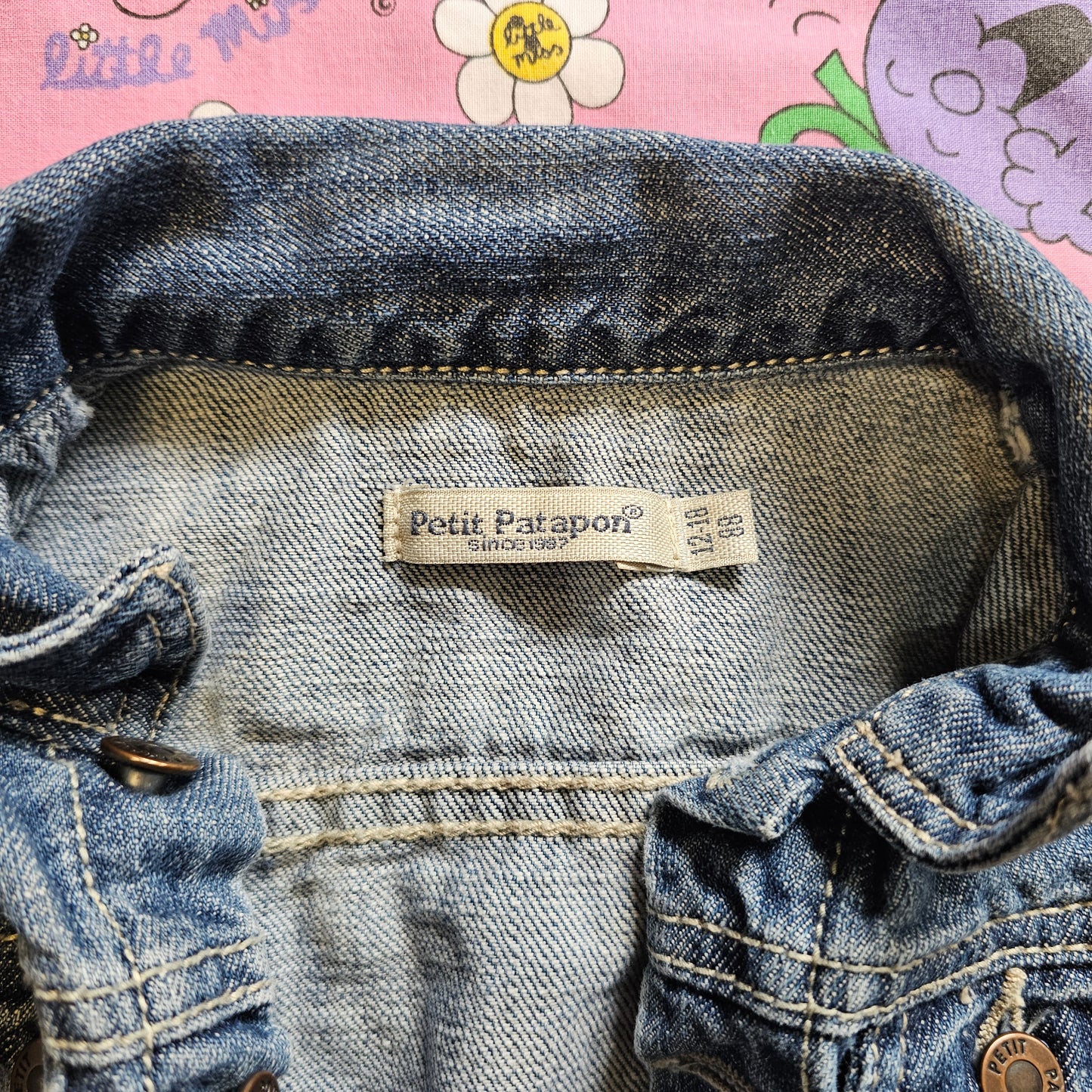 Petit Patapon Denim Vest - Size 1