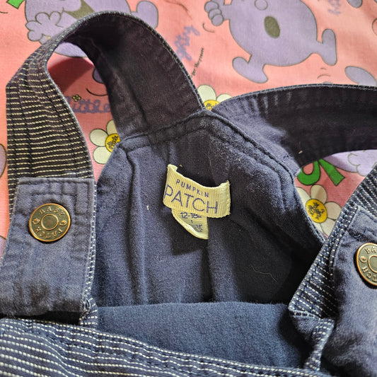 Pumpkin Patch Overalls - Size 1