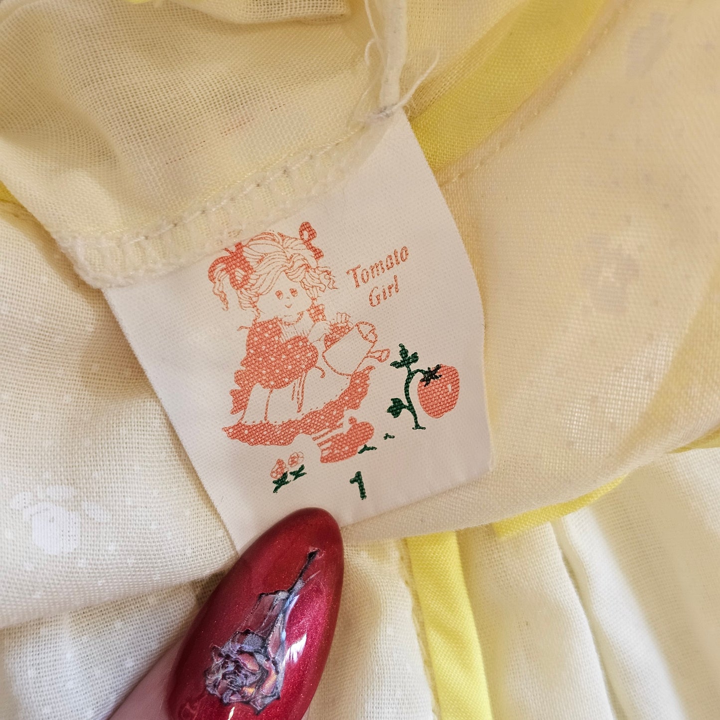 Vintage Tomato Girl Dress - Size 1