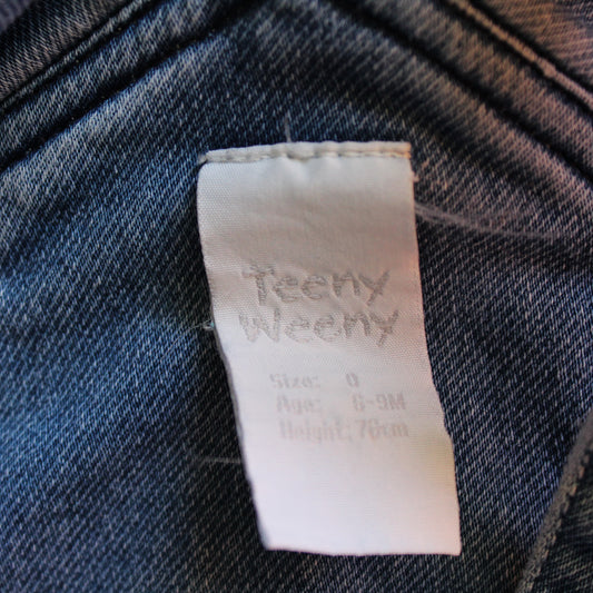 Teeny Weeny Denim Overalls - Size 0