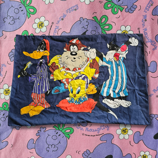 Vintage Looney Tunes Pillowcase