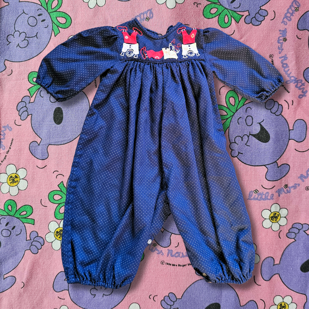 Vintage Linzi Bambini Onesie - Size 0