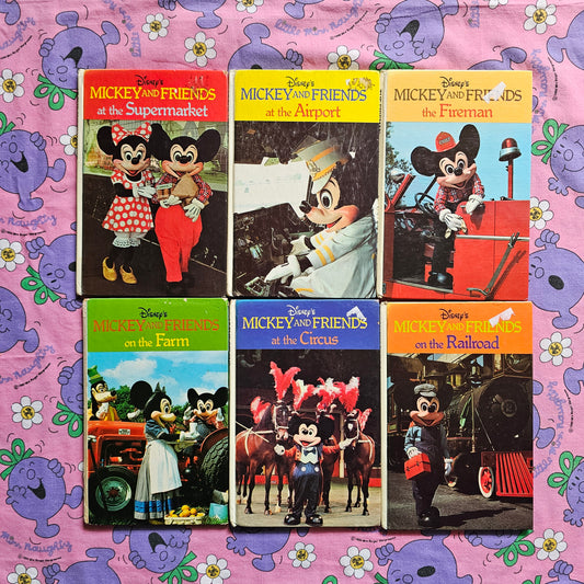 Mickey and Friends book set (1980s)