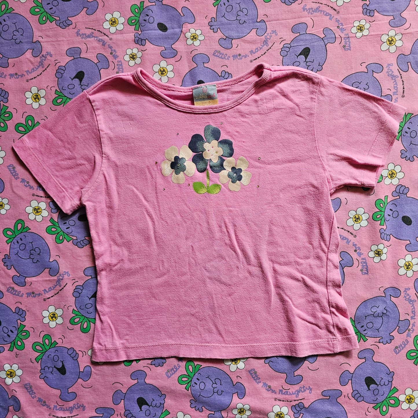 Vintage Tickled Pink Tshirt - Size 5