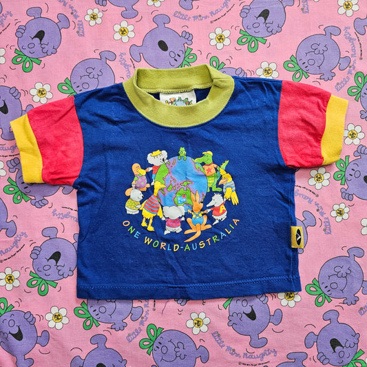 Vintage Aussie Themes Tshirt - Size 0