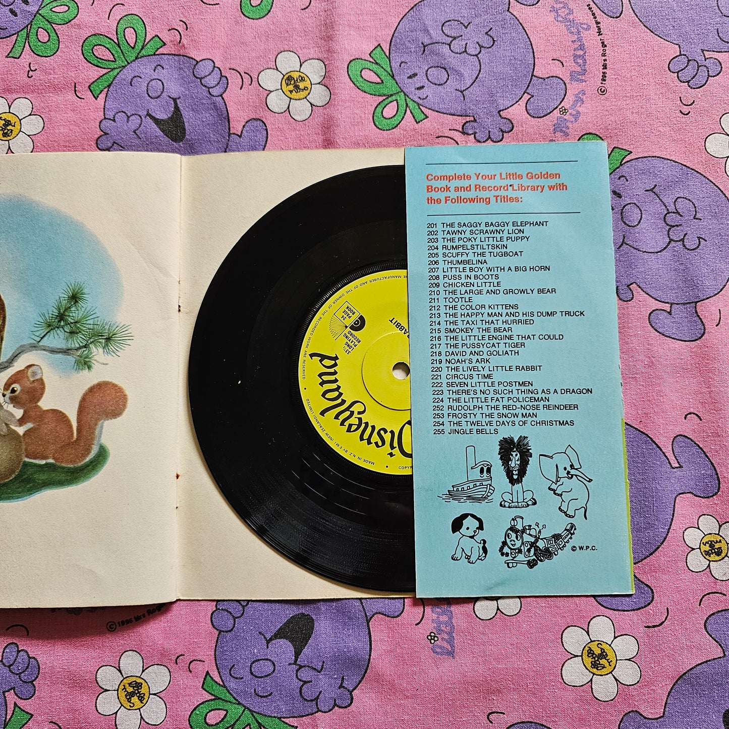 The Lively Little Rabbit Vinyl and Book Set (1971)