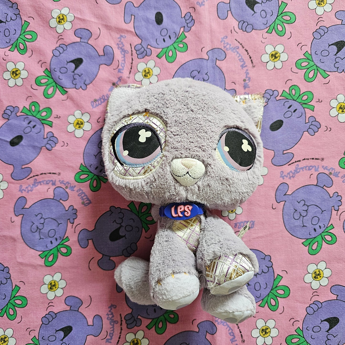 Littlest Pet Shop Plush - Gray Kitty (2007)