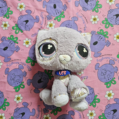 Littlest Pet Shop Plush - Gray Kitty (2007)