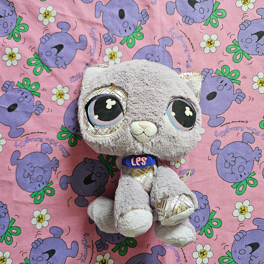 Littlest Pet Shop Plush - Gray Kitty (2007)