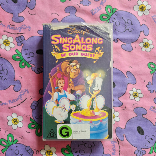 Disney's Sing Along Songs: Be Our Guest VHS (1992)