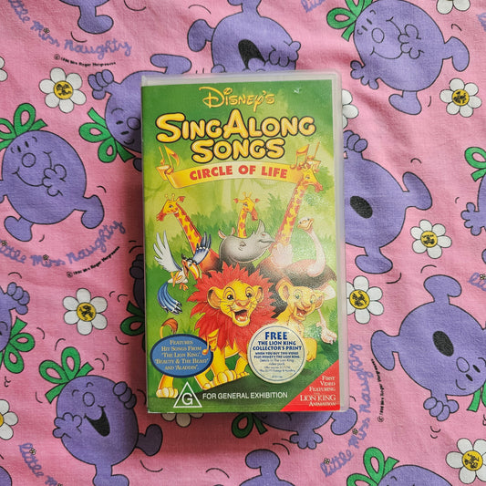 Disney Sing Along Songs: Circle of Life VHS (1994)
