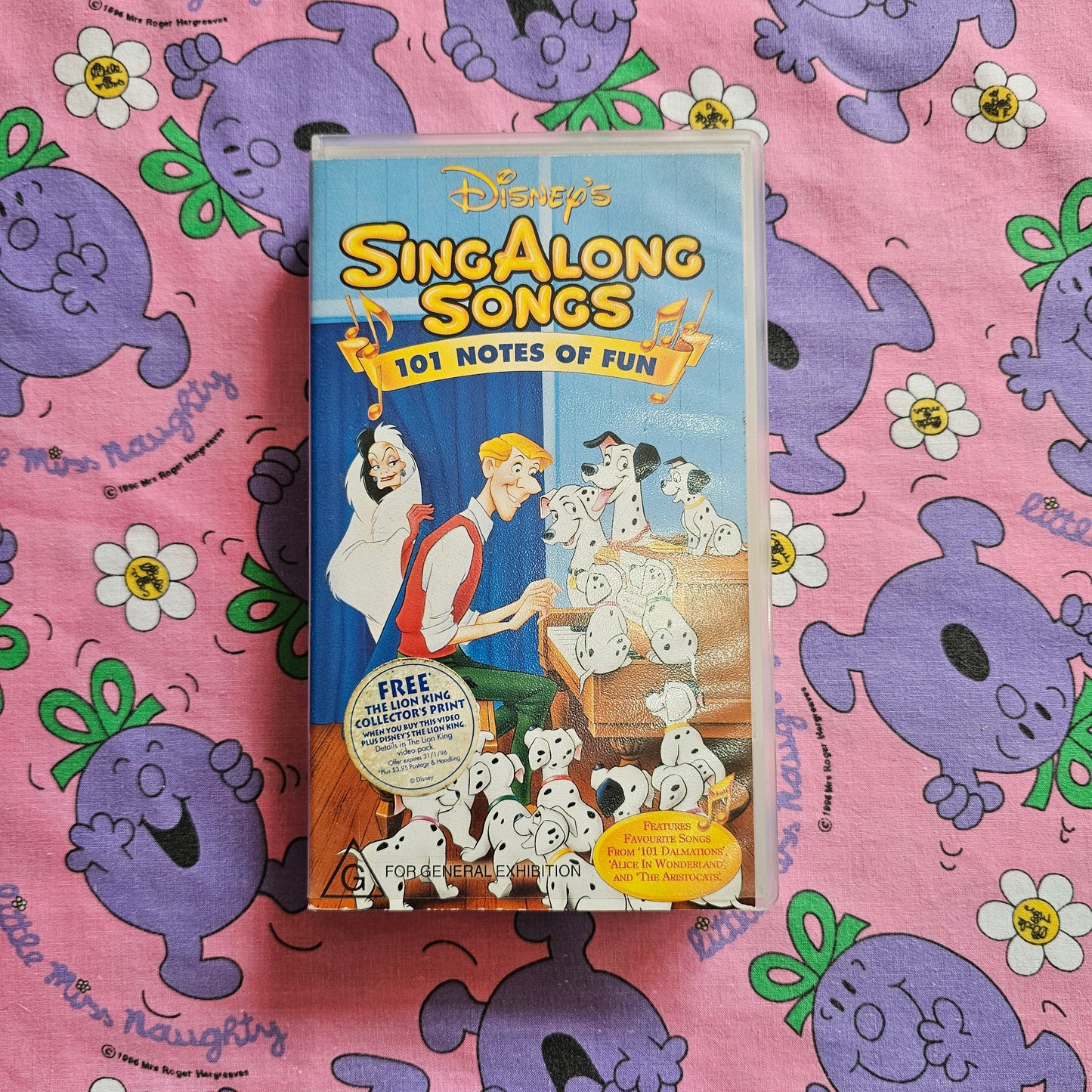 Disney Sing Along Songs: 101 Notes of Fun VHS (1995)
