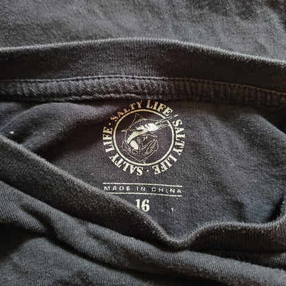 Salty Life Tshirt - Size 16 Youth