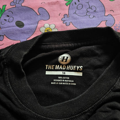 The Mad Hueys Tshirt - Size 14 Youth