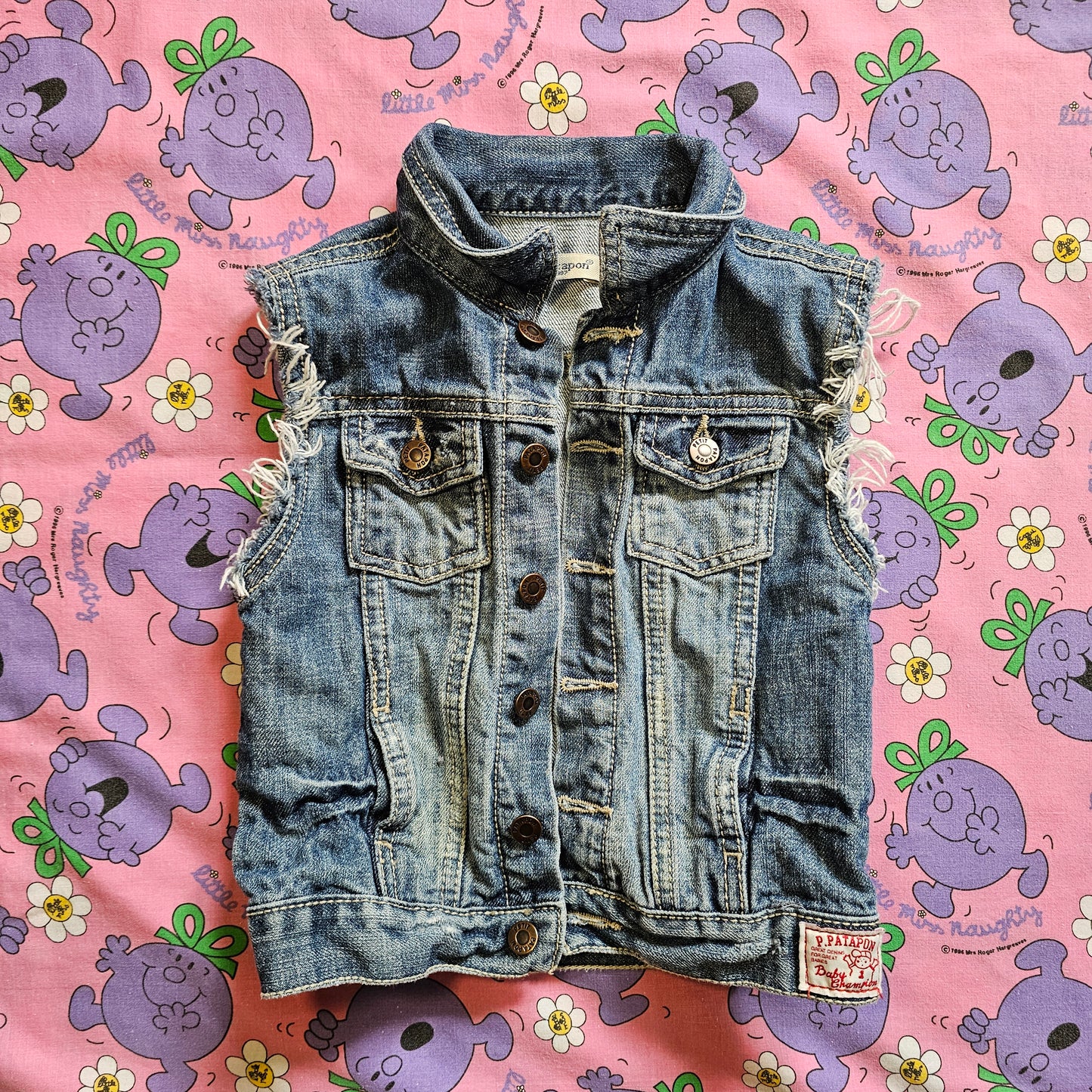 Petit Patapon Denim Vest - Size 1