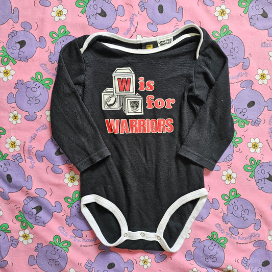 Warriors Bodysuit - Size 1