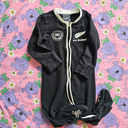 All Black Onesie - Size 1