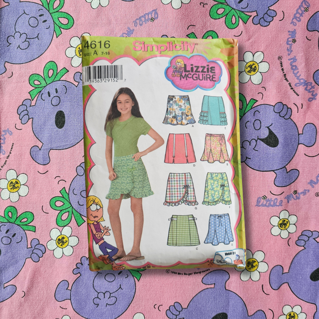 Simplicity #4616 Sewing Pattern: Lizzie McGuire (2005)
