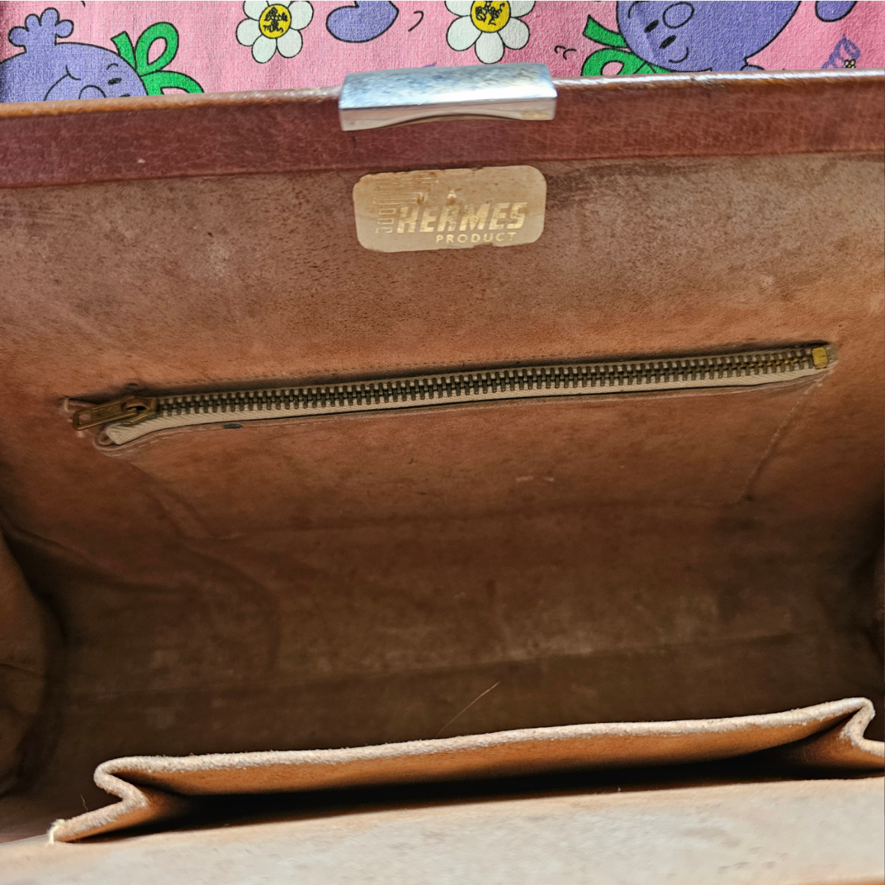 Vintage Leather Hermès Handbag (1950s)