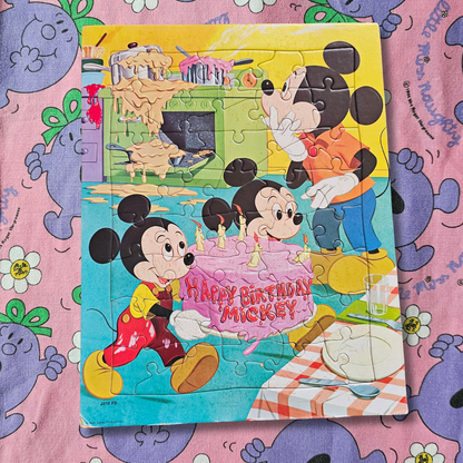 Happy Birthday Mickey Mouse Puzzle (1978)
