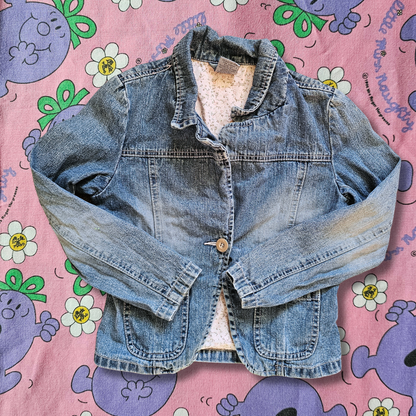 Vintage Pumpkin Patch Denim Blazer - Size 9