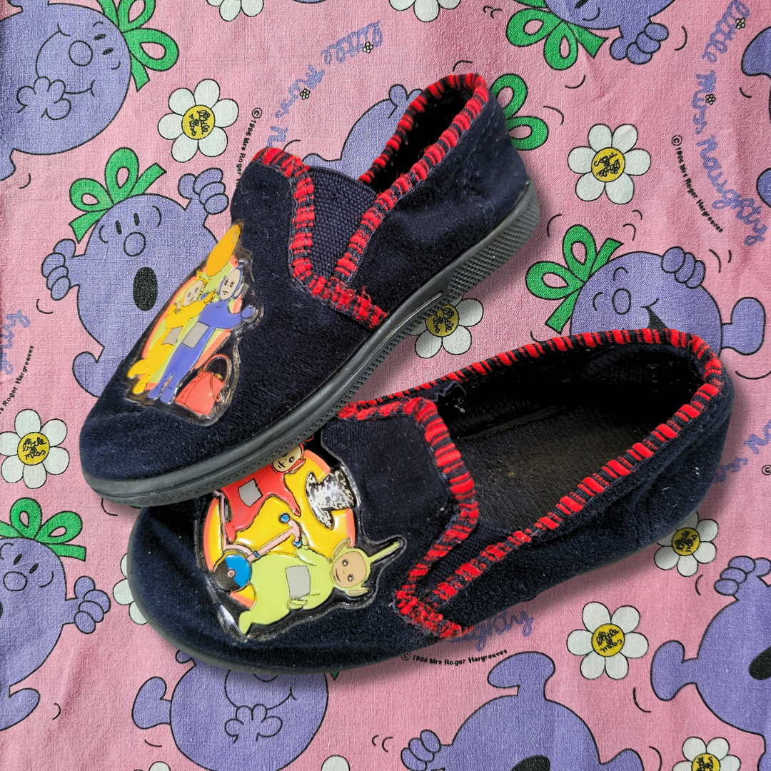 Vintage Grosby Teletubbies Slipper Shoes - Size 8