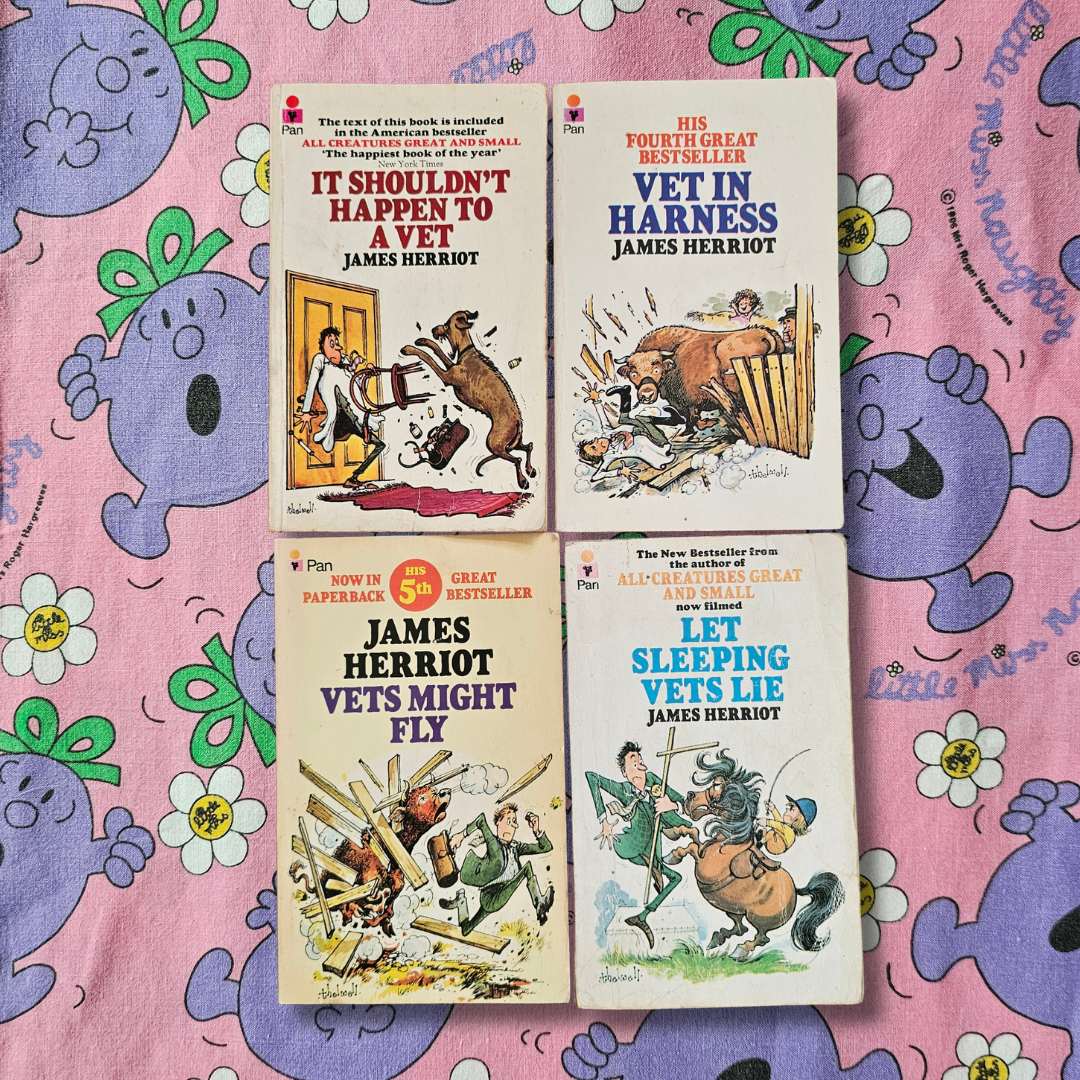 James Herriot Vet Series x4 Books (1970s)