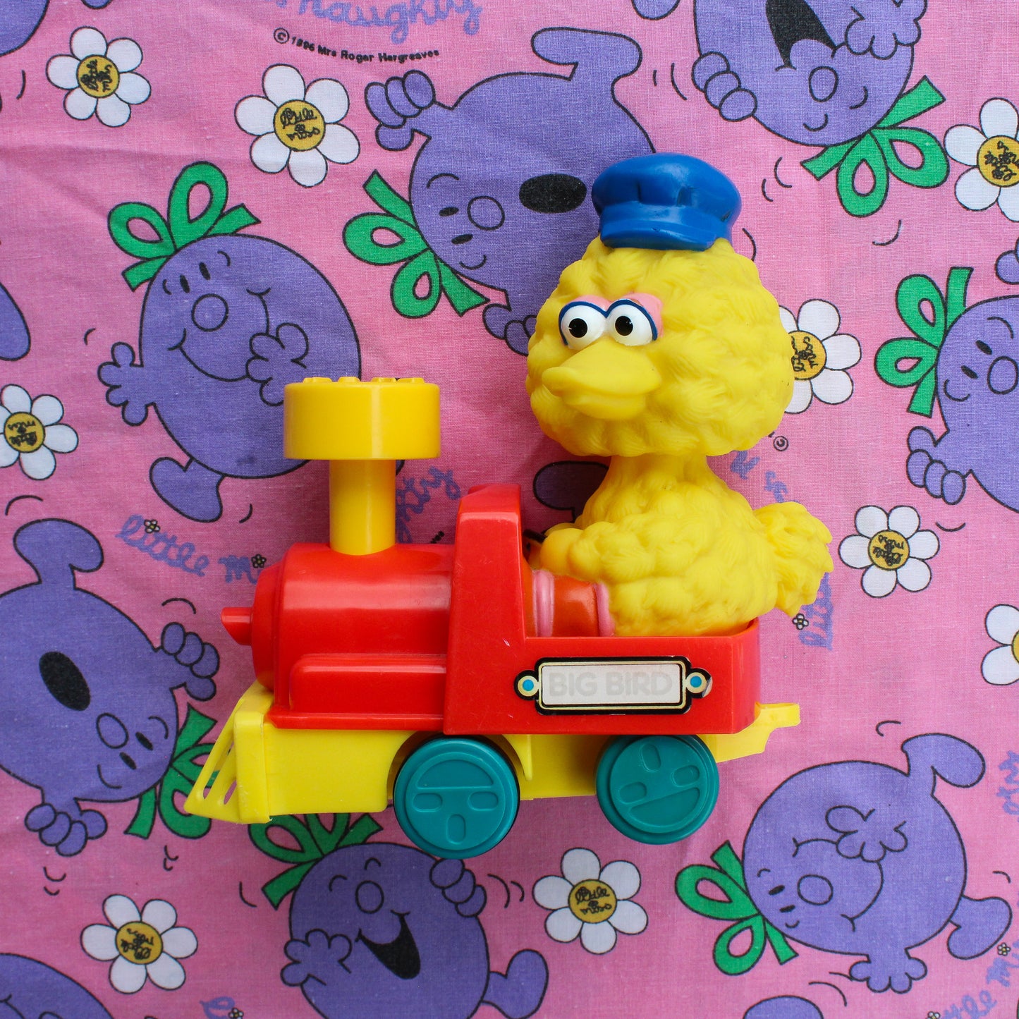 TYCO Sesame Street Big Bird's Wind Up Train (1989)