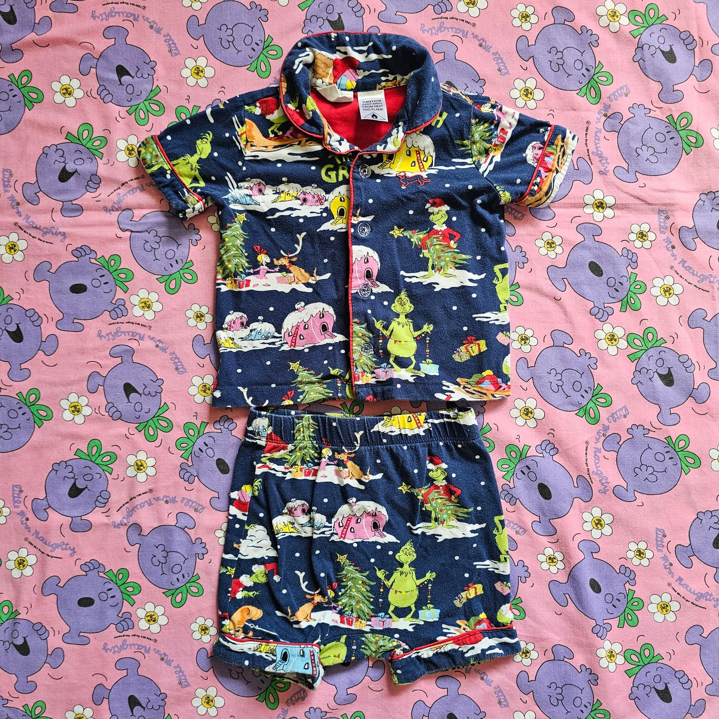 Peter Alexander Grinch Pajamas- Size 1